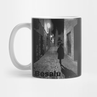 Street Lines Besalu Evening Stroll Mug